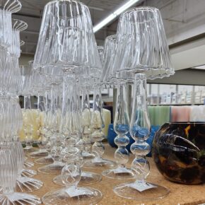 Elegant Glass Votive Tealights with Shades