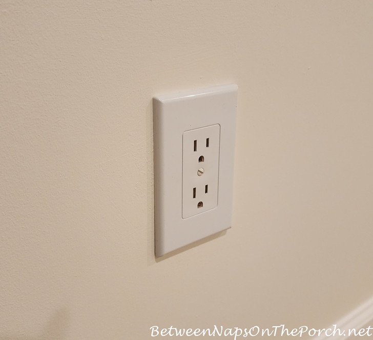 Replace Beige Tan Outlet Covers with White Covers