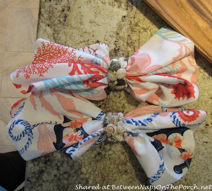 Make Seashell Napkin Rings For Your Summer, Beach-Themed Table