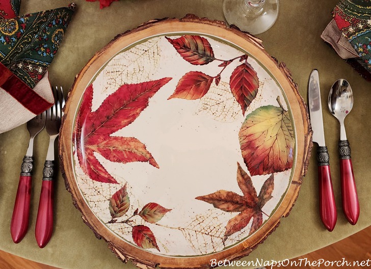 Beautiful Autumn Leaf Dinner Plates