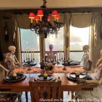 Halloween Skeleton Dinner Party