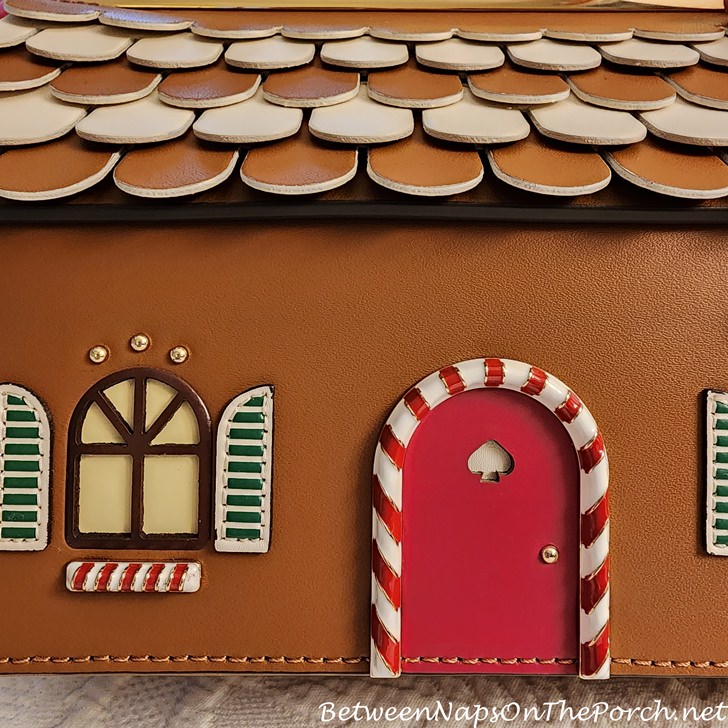 Peep Hole in Door, Kate Spade Gingerbread Handbag