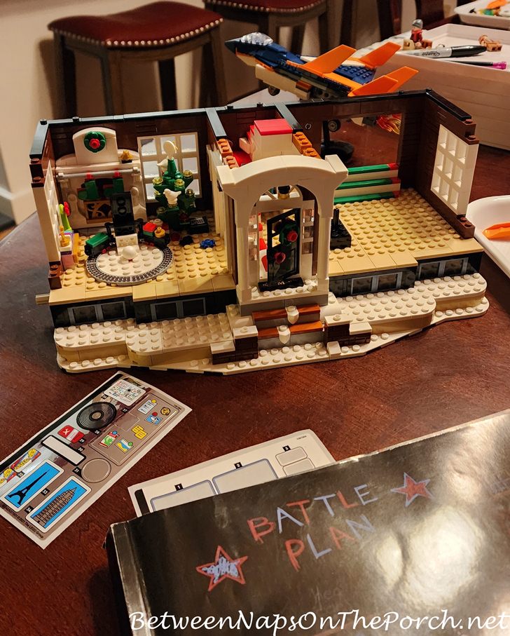 Home Alone Lego House Underway