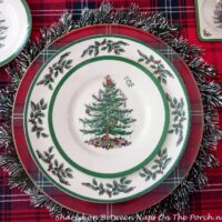 Pine Wreath Chargers, Spode Christmas Tree China