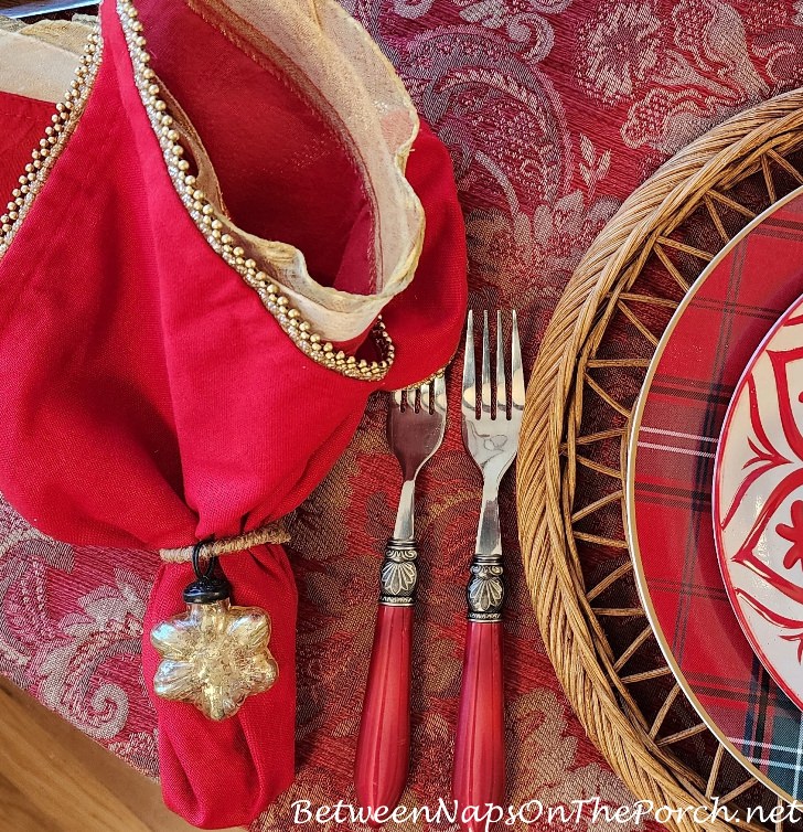 Red Flatware for Valentine's Day