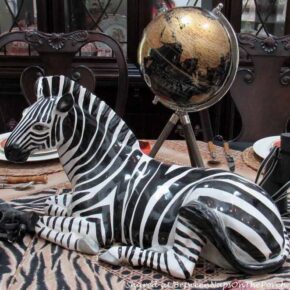 Zebra for a Safari Themed Table Setting