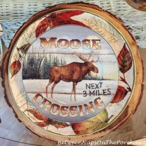 David Carter Brown Country Lodge, Moose Salad Plate