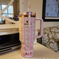 Stanley Tumbler, Blooming Heirloom with Bunny Boot