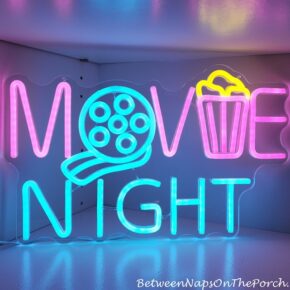 Neon Movie Night Light