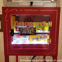 Concessions Candy Storage for Movie Room
