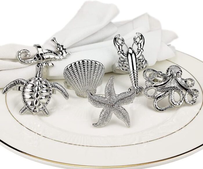 Shell Chargers & Beach Nautical Dinnerware For Summer Dining!