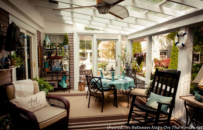 An Ordinary Patio Becomes A Beautiful Three Season Porch