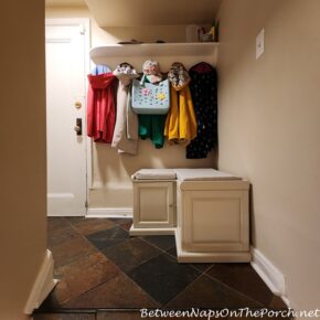 Mudroom Corner Storage Bench
