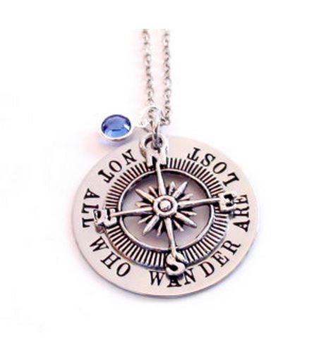 All Who Wonder Are Not Lost Necklace