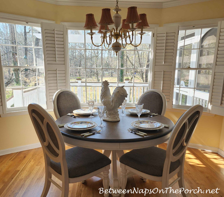 Breakfast Table for a Sunny Breakfast Room
