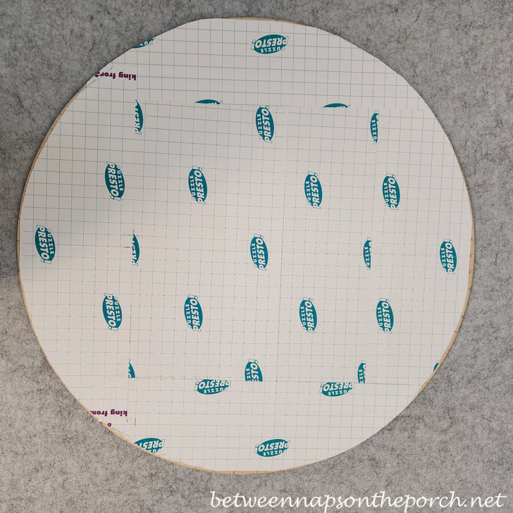 Preserve a Round Wood Puzzle without glue