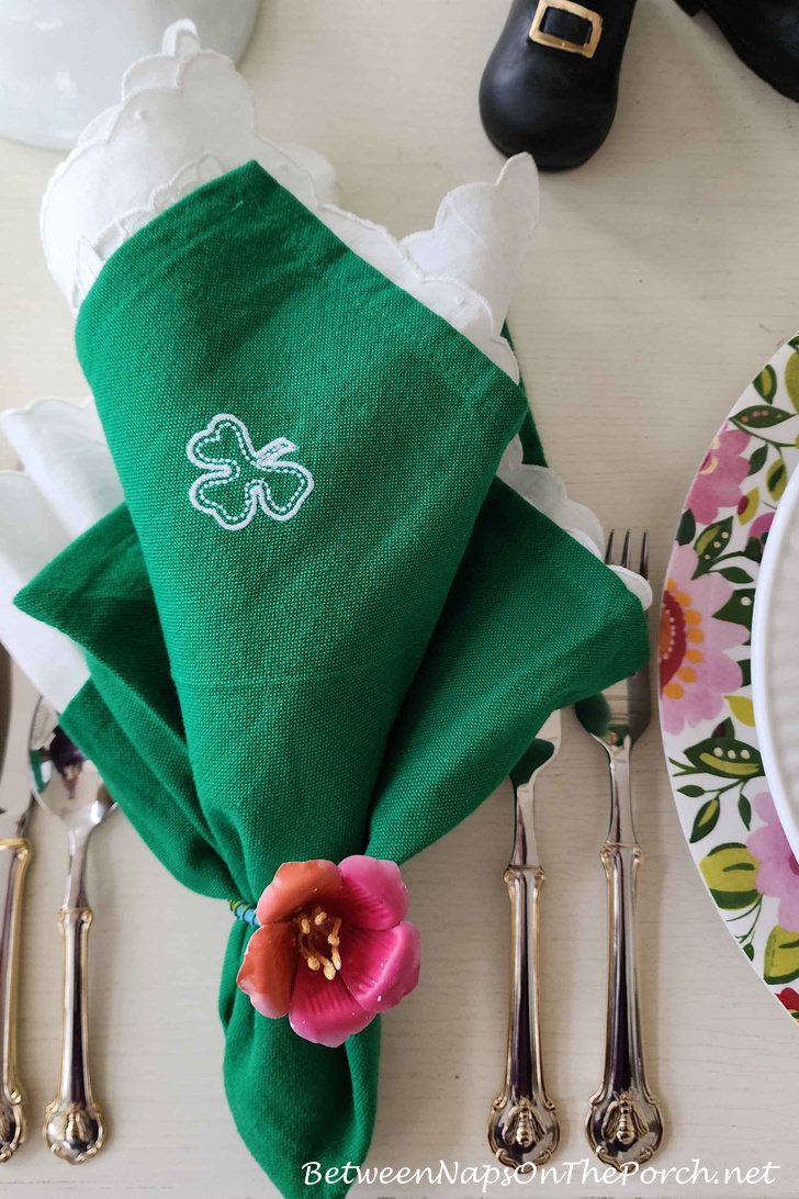 Shamrock Napkins for St. Patrick's Day