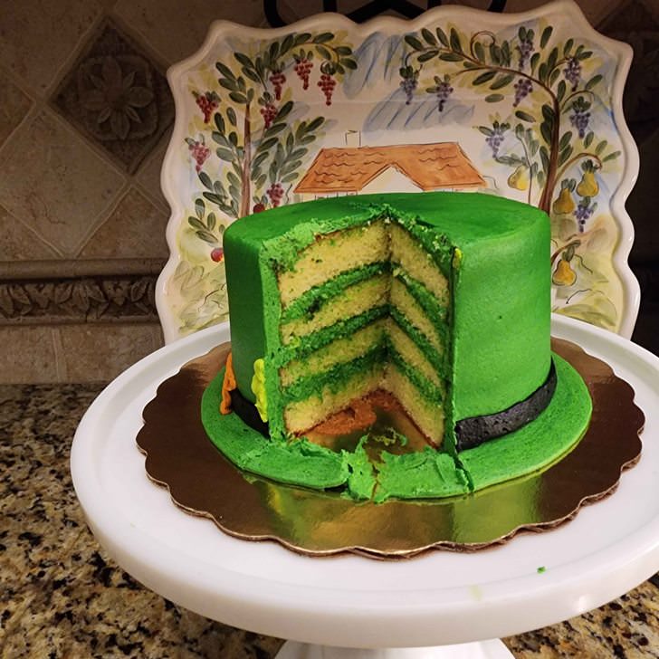St. Patrick's Day Cake Dessert