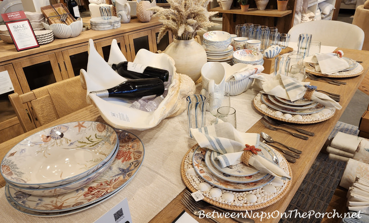 Seaside Beachy Table Setting