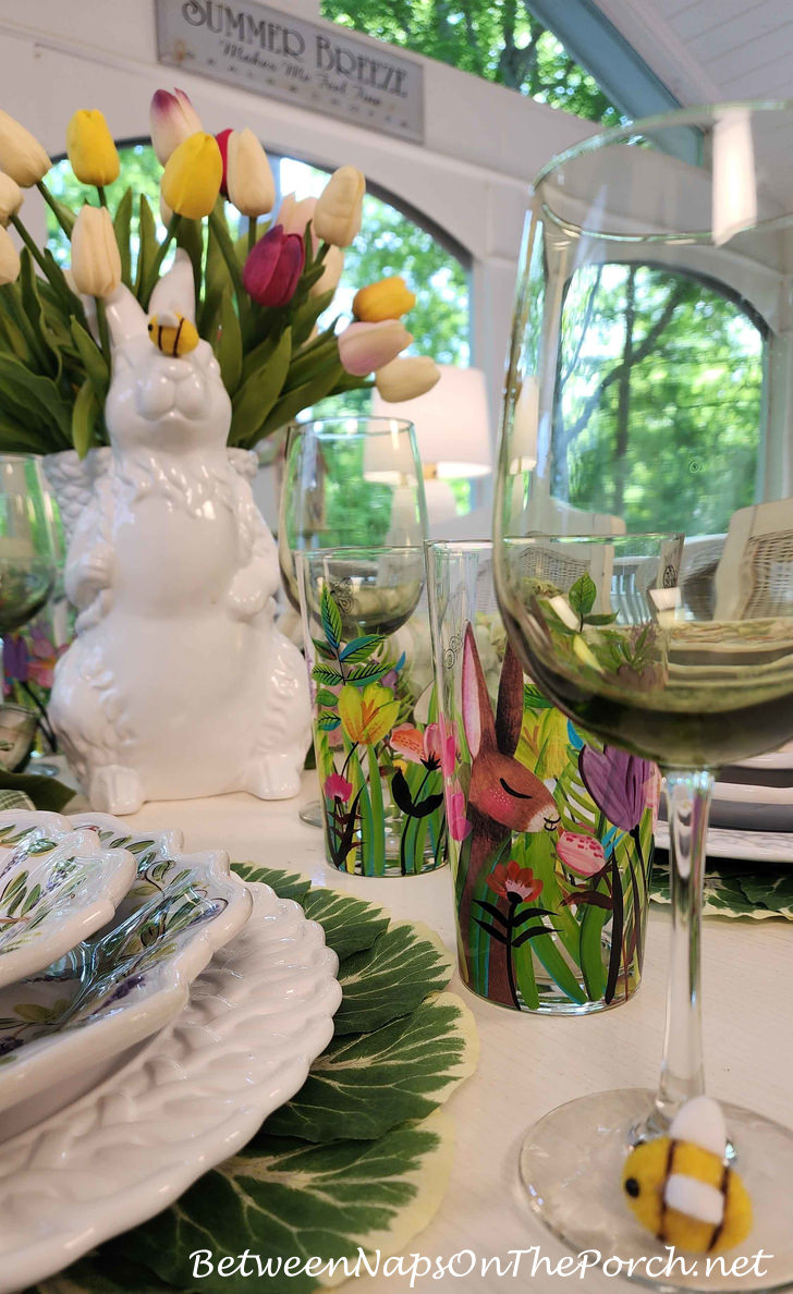 Spring Bunny Glasses