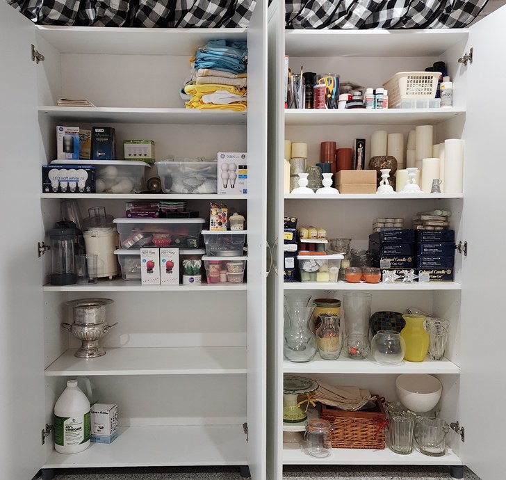 SystemBuild Cabinets after replacing bows shelves