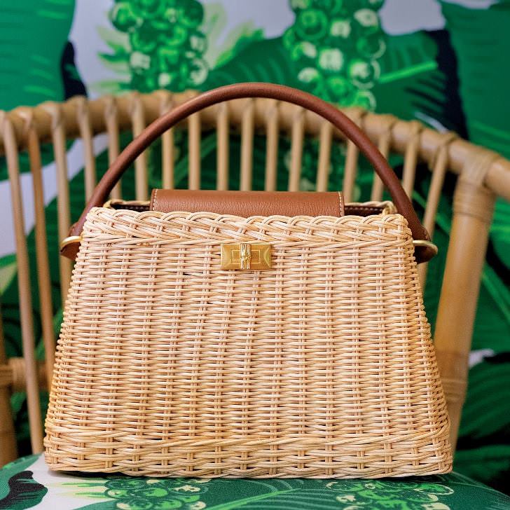 Wicker Bag looks very similar to Louis Vuitton Capucines Wicker Bag