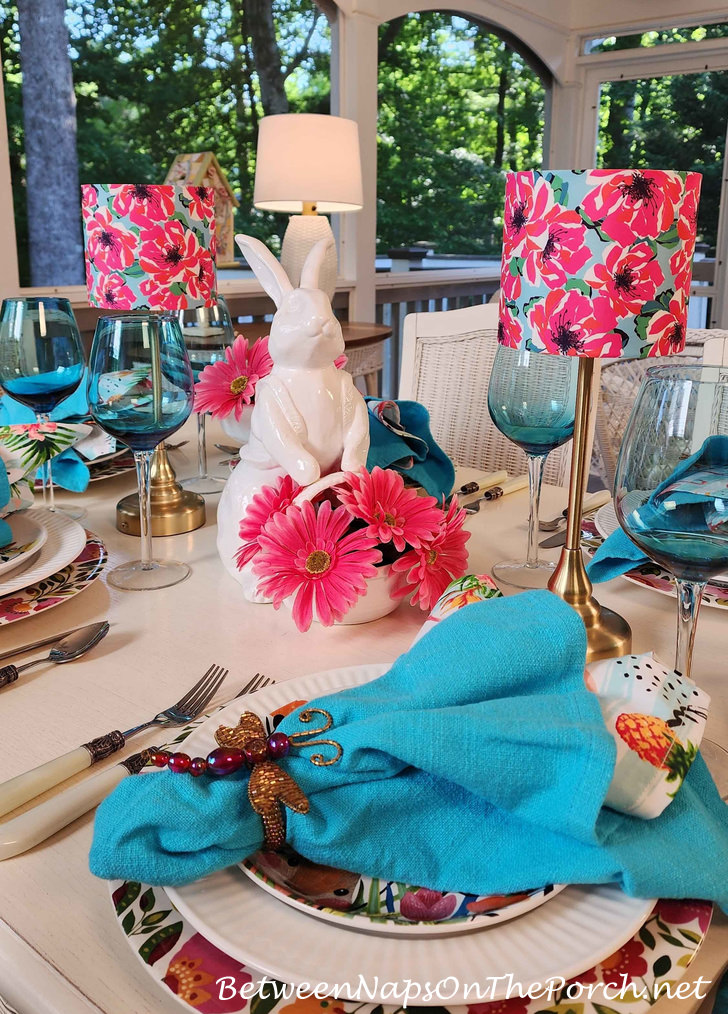 Beaded Dragonfly Napkin Rings
