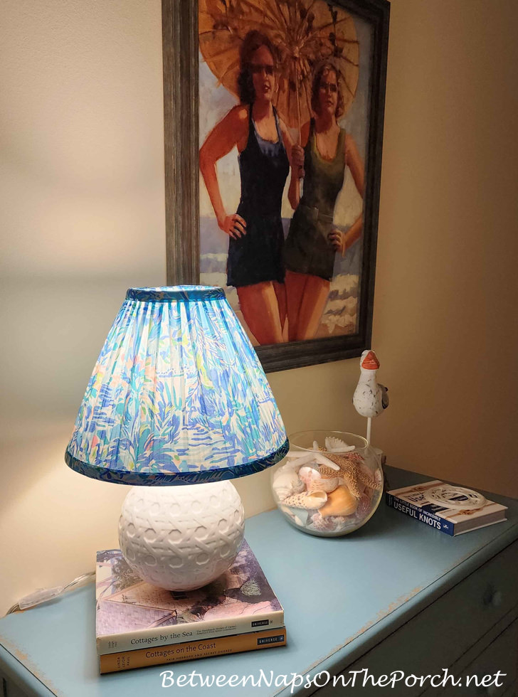 Blue and White Lamp, Lilly Pulitzer