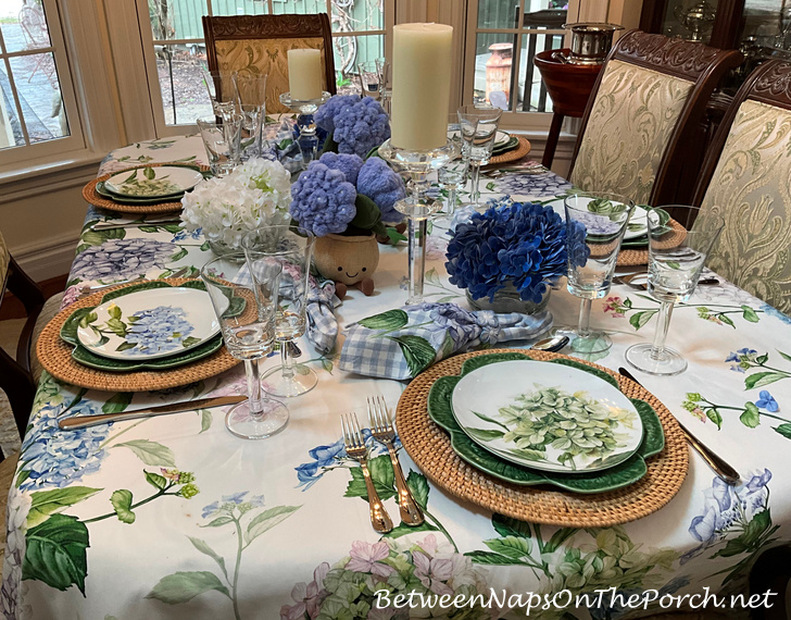 Gorgeous Hydrangea Tablescape