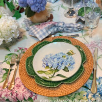 Hydrangea Salad Plates, Perfect for Spring
