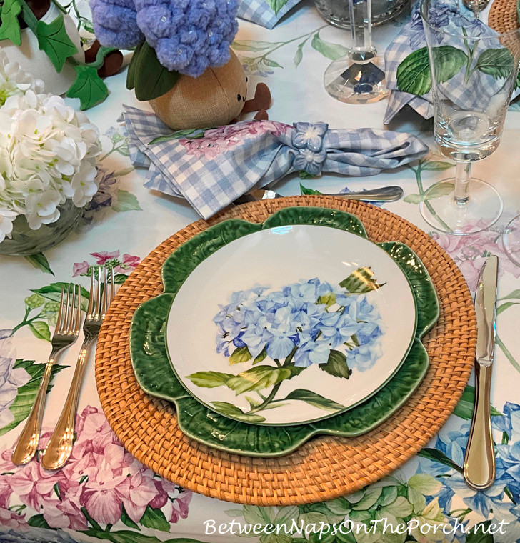 Hydrangea Salad Plates, Perfect for Spring