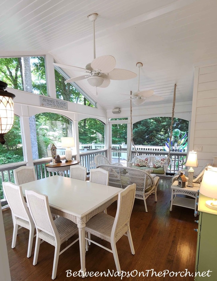 New Ceiling Fans for Screened Porch