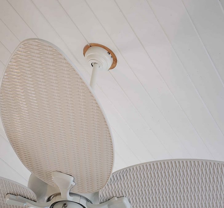 Paint Touch Up Neede After New Ceiling Fans Installed