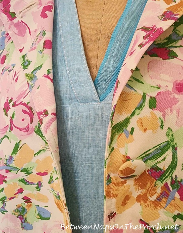 Pairing floral coat with Lilly Pulitzer Dress