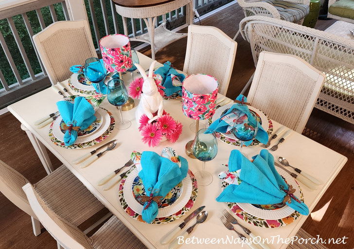 Spring Table in Bright Happy Colors