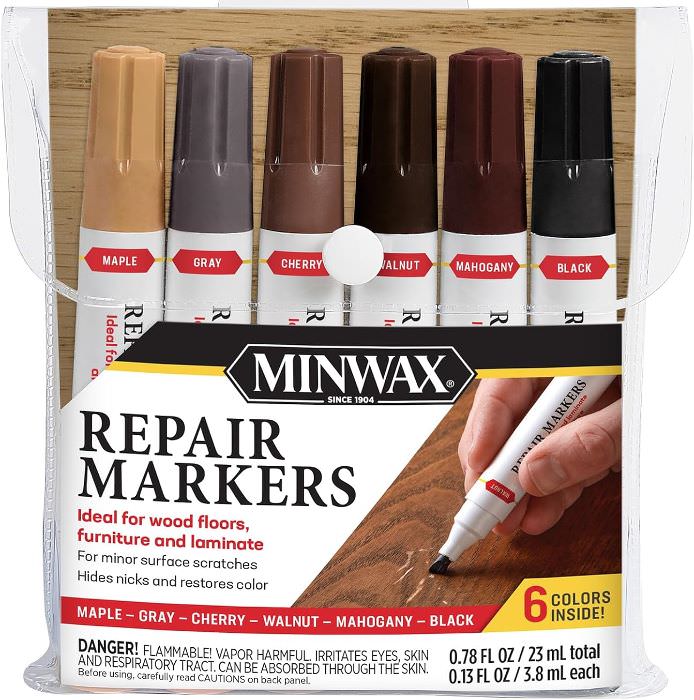 Stain Repair Markers for Wood