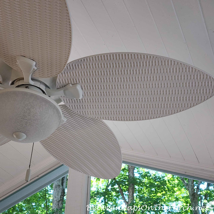 Wicker Design of Ceiling Fan Blades