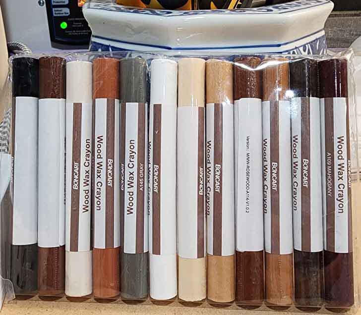 Wood Filler Repair Crayons