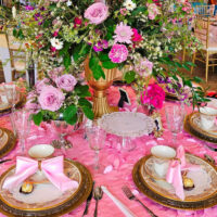 Bridgerton Themed Table, Lady Whistledown