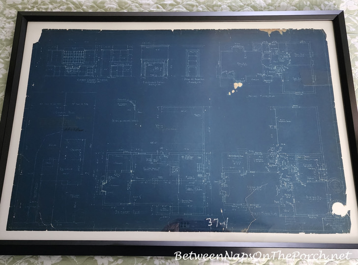 Never frame and Hang or Display Blueprints