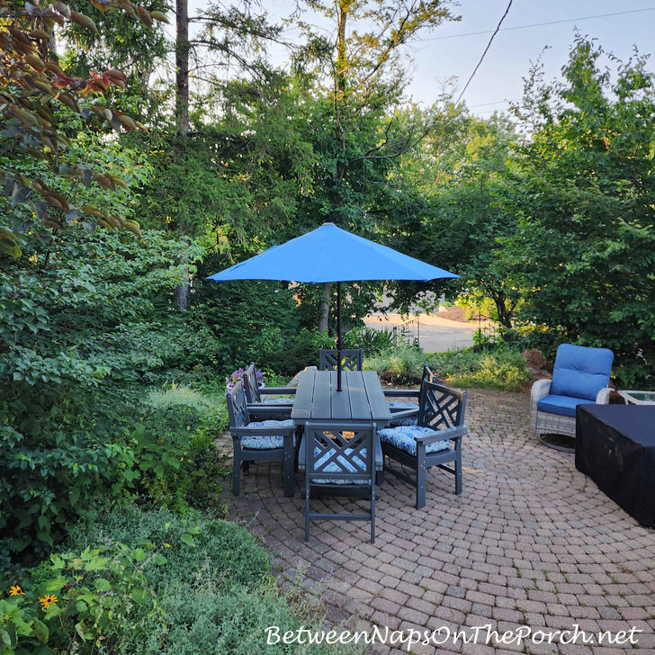 Patio Updates in Progress, Dining Area