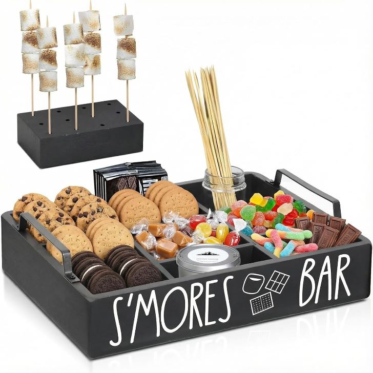 S'mores Caddy for S'mores Party