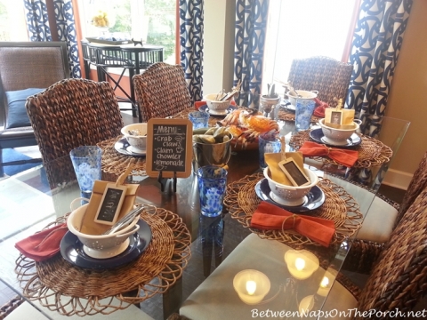 Mardi Gras Table Setting and Decorations – Between Naps on the Porch