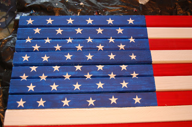 DIY Pottery Barn American Flag Knock-off