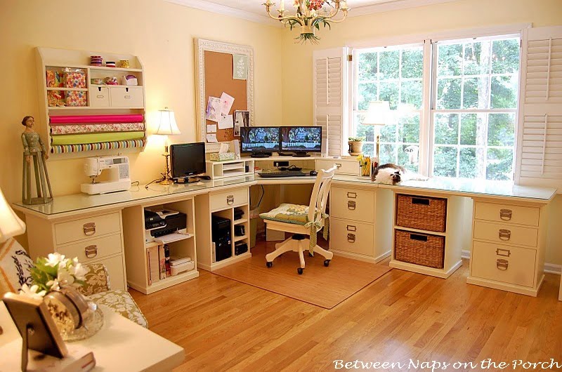 Pottery Barn Bedford Home Office Addition