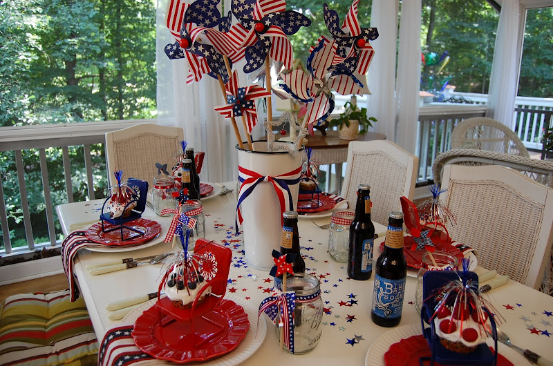 4th of July Table Setting and Decorating Ideas