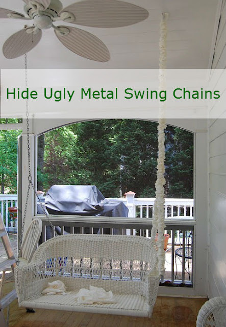 Hiding and Covering Metal Swing Chains