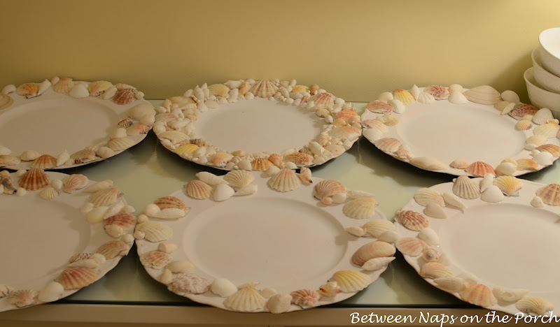 Pottery Barn Shell Chargers Tutorial
