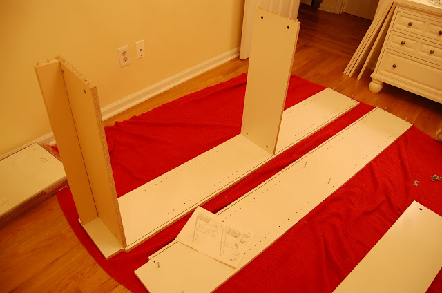 Assembling a Billy Bookcase