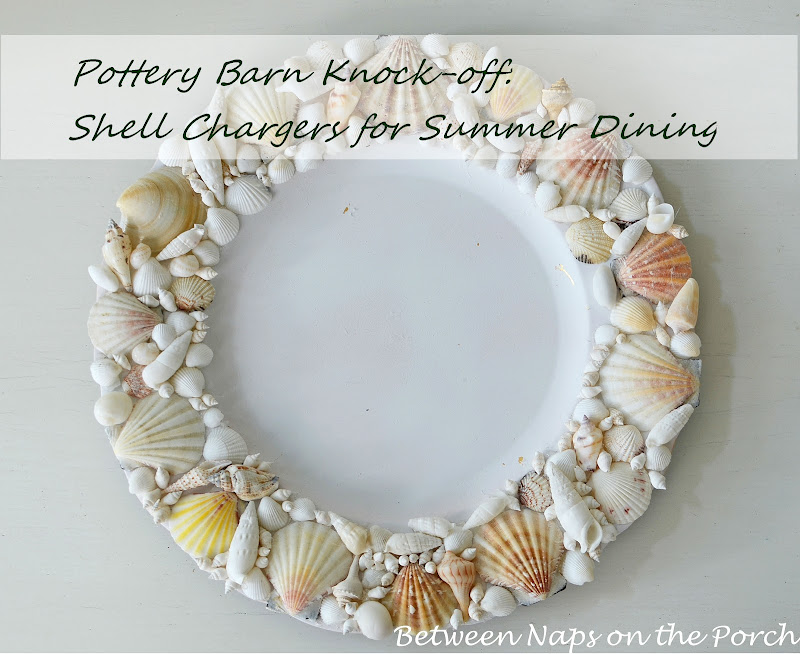 Pottery Barn Knock-off Shell Chargers